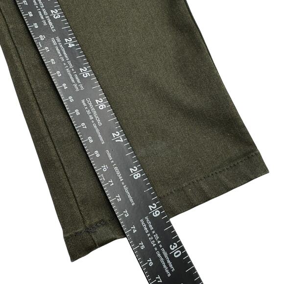 EDC Esprit Women's 8 Hunter Dark Green Jeans Slim Skinny Stretch Pockets Vintage - Picture 8 of 8